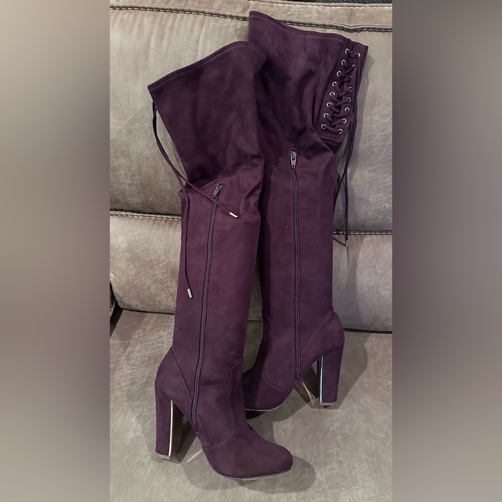 Material Girl Priyanka Womens Over The Knee Boots 9 View 3